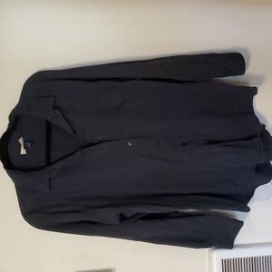 Universal thread black raglan button up